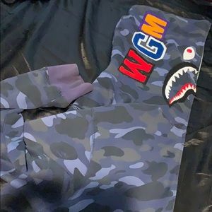 Bape Blue Camo Hoodie